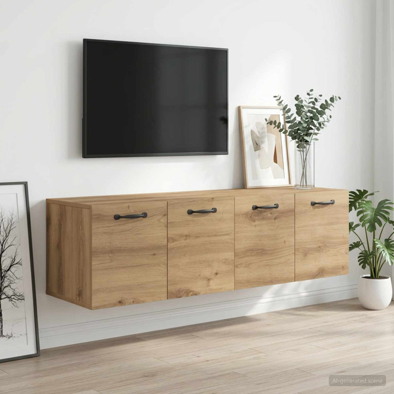 Engineered Wood Accent Cabinet, Artisan Oak