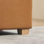 Banc de rangement capitonné capitonné avec pieds-131408650
