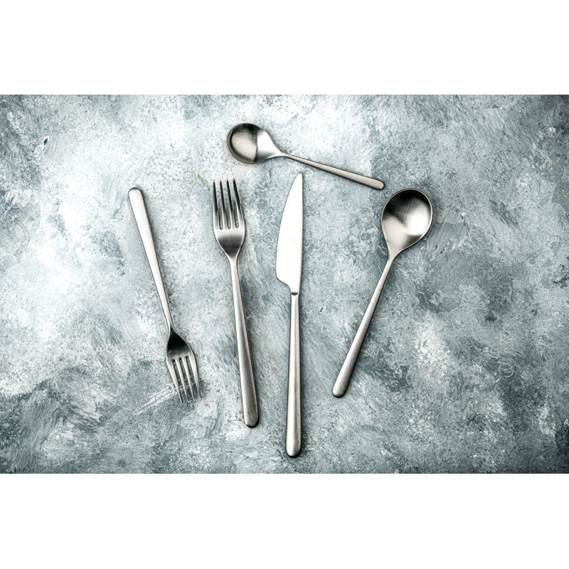 Linea Cutlery Set 5 Pcs Linea, Ice Silver