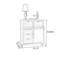 Armoire multi-tiroirs avec base roulante