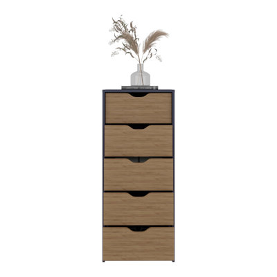 Basilea 5 Drawers Tall Dresser, Pull Out System by Latitude Run
