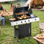 Barbecue au propane à 3 brûleurs avec brûleur latéral