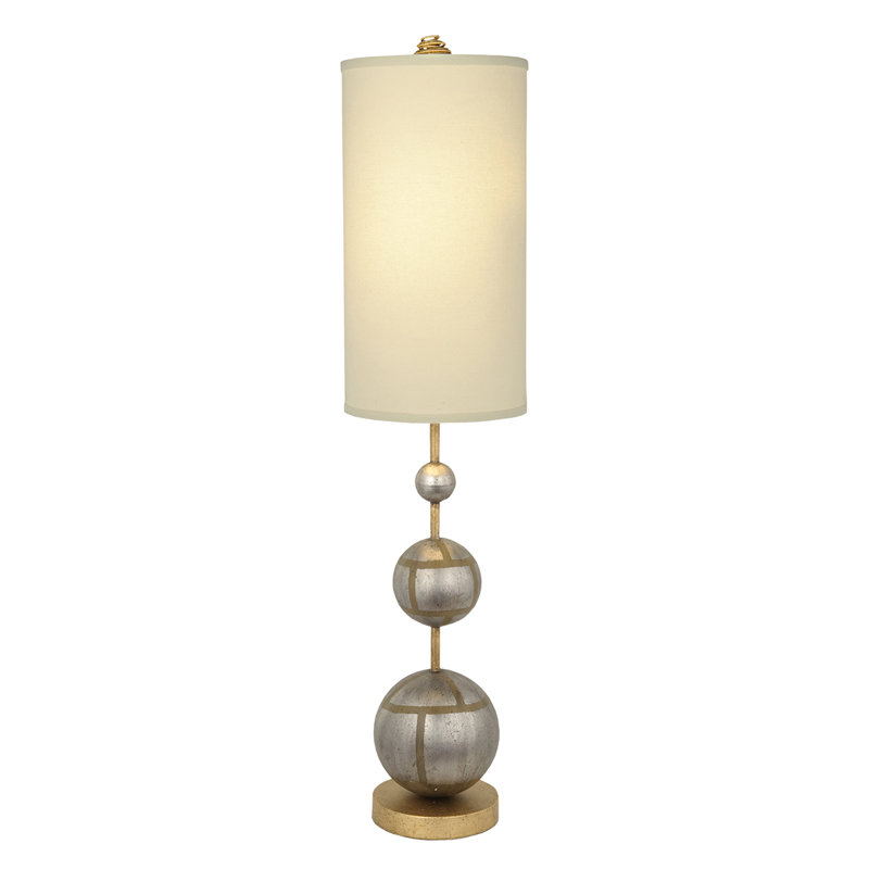 Marie 34"Table Lamp, Silver