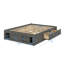 Structure de lit plateforme grand avec quatre tiroirs et rangement pour le pied de lit, sans tête de lit-564993126
