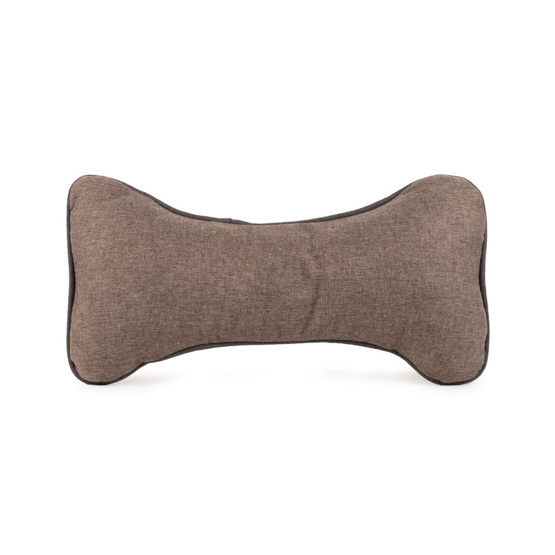 Oreiller GreenDog Os - Luxe neutre, Café, L / XL (l 19 po x H 10 po)