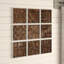 Ashling Rustic Abstract Wall Decor on Solid Wood