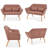 Upholstered 50'' Loveseat