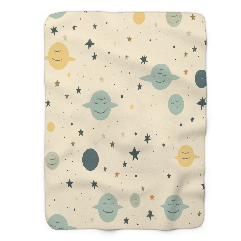 Vue céleste - couverture de qualité supérieure 1 pièce, Lit simple