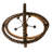 Rustic Lodge 5 - Light Dimmable Geometric Chandelier