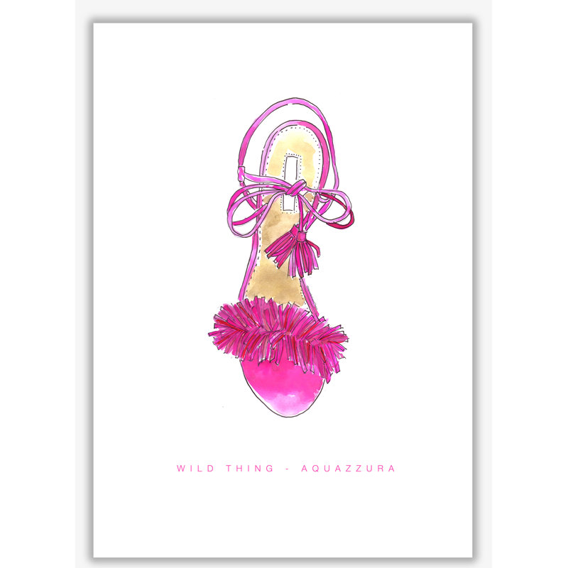 Aquazzura Sandal 1 Piece Wall Art, 84.1cm H x 59.4cm W x 4cm D, No Frame