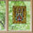 24.75"H Fleur de Lis Tiffany Style Stained Glass Window Panel