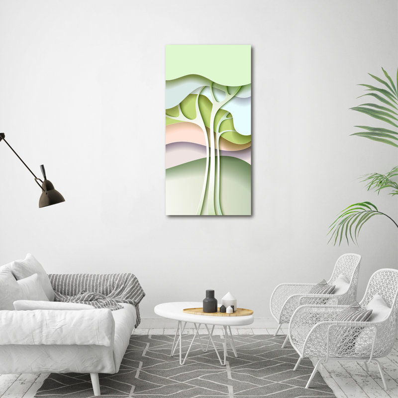 Abstract Tree - Wrapped Canvas Print