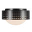 Astoria 10-in Black Flush Mount-1484553665