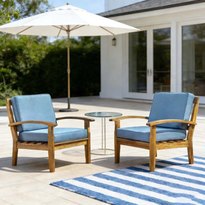Ensemble de chaise club d'extérieur