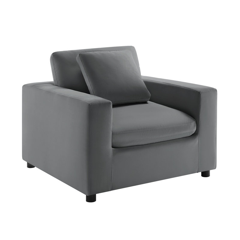 Fauteuil moderne, Gris anthracite