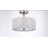 Domnik Fabric Semi Flush Mount
