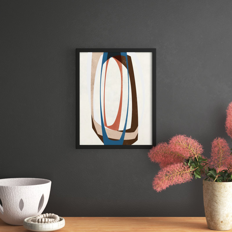 Orbit 3 by Jacques Pilon, Black Framed, 20" H x 16" W