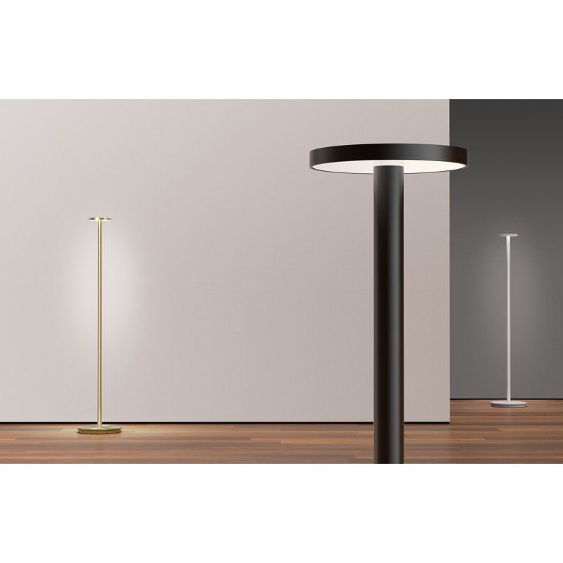 Luci 41" Novelty Floor Lamp, Matte White