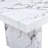 White Dining Table Featuring Marble Pattern, Suitable For 8 - 10 People And As A Computer Workbench, Safe, Fits Kitchen Patio Pattern Table, Multi Functional Office Discussions