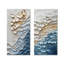 Blue Coastal Mosaic III - Ensemble d'art mural côtier 2 pièces-1250673958-1250673952