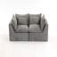 Canapé modulaire surdimensionné de 74,8 po de large avec canapé modulaire True Relax Comfy et sièges larges et profonds