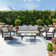 6 Piese Outdoor Conversation Set With 360° Swivel Chairs, Bench Sofa, Coffee & Side Table