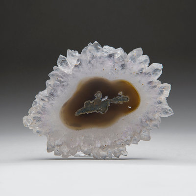 Quartz Stalactite Slice From Uruguay (271.8 Grams)