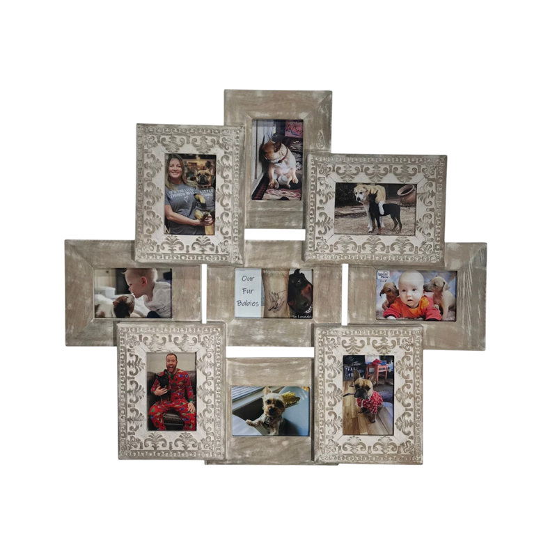 Collage blanc 9 cadres St Germain