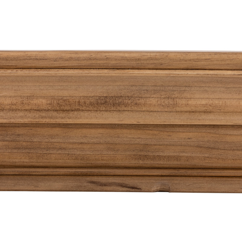 Dogberry Collections Shaker Mantel Shelf, Aged Oak, 72"
