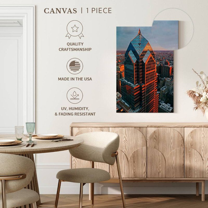 Liberty Place Skyscraper, 39" H x 26" W