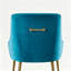 Chaise d'appoint en velours Magallanes-821885317