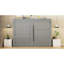 Grand lit escamotable mural de style moderne avec lumières DEL-59558572