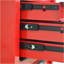 Armoire à outils en métal avec 6 tiroirs, armoire à outils à 6 tiroirs de 20 po avec glissières à roulement à billes, organisateur de boîte à outils en acier - rouge et noir-280139754
