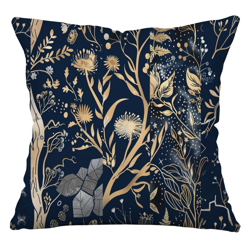 Coussin Nature Night, H 14 po x l 14 po