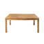 Table de salle à manger extensible rustique, fabriquée à partir d'une table de patio avec capacité