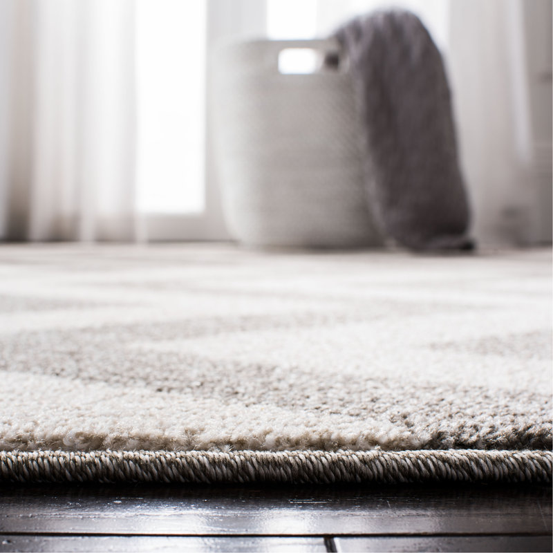 Tapis gris foncé / beige Falstaff, Rectangle 9 pi x 12 pi