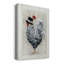 «Sunday Best Rooster», toile tendue avec châssis de qualité supérieure - prête à être accrochée-37437604