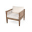 Ensemble de conversation d'extérieur 4 pièces avec coussin-124920118