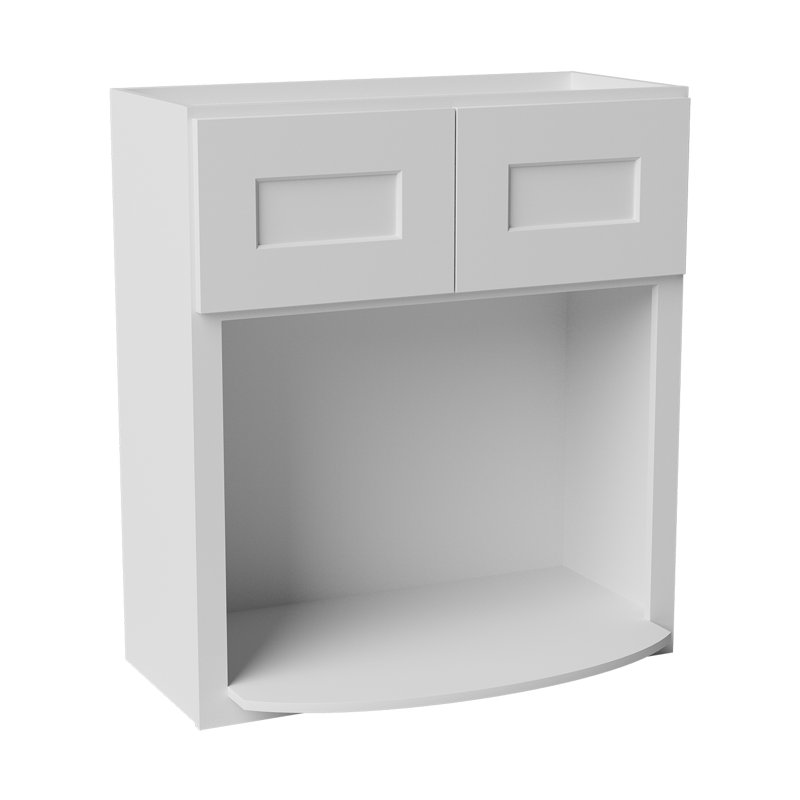 Armoire murale à micro-ondes, Blanc, 27" W x 30" H x 17" D