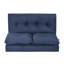 Chaise longue pliante en tissu