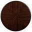Table de bout ronde en bois massif avec tablette-1649876814