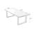 Light-walnut Rectangular Solid Wood Dining Table-280604669