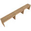 Console / bureau en bois massif et placage de chêne Avro