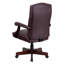  Fauteuil de direction pivotant à dossier haut capitonné et accoudoirs style campagnard-125737307