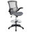 Drafting Chair Polyester/Polyester blend 50.75" H x 24.5" W x 25.5" D-1160177523