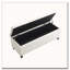 Banc de rangement en lin capitonné-1450110495