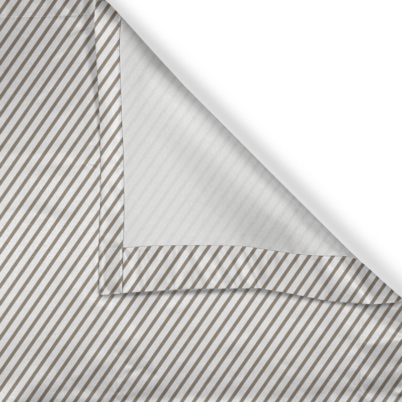 Rideau de fenêtre à 2 panneaux Union Rustic Retro, 50 po x 120 po, blanc cacao, L 50 po x L 96 po