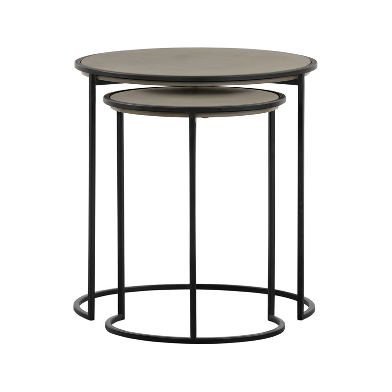 Ensemble de tables basses 4 pièces Blaurock