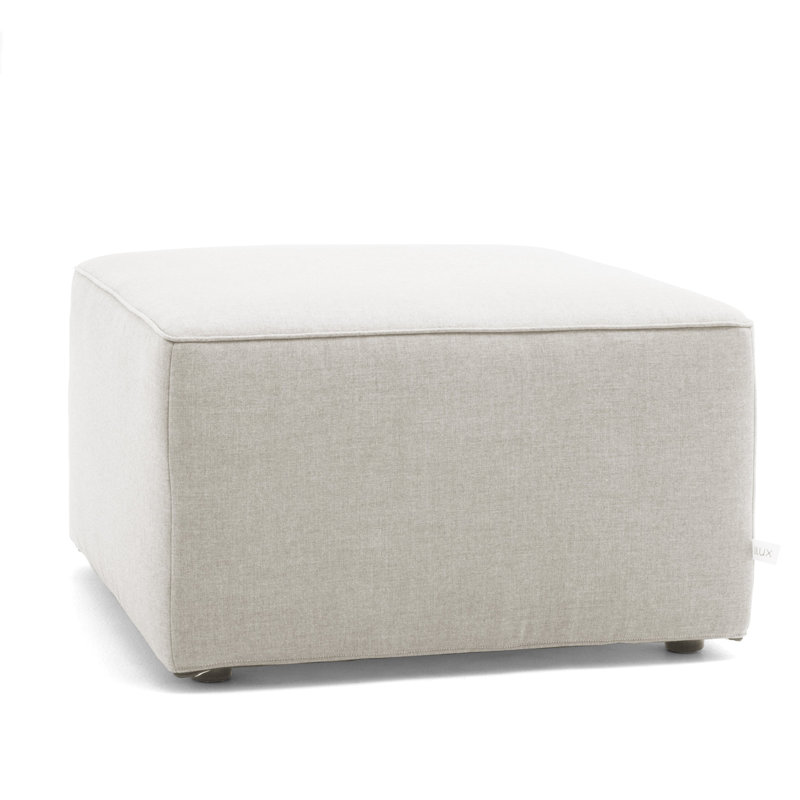 Big Joe Patio Ottoman, Fresh Gray