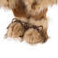 Debout père noël Faux Fur Figurine-33118998